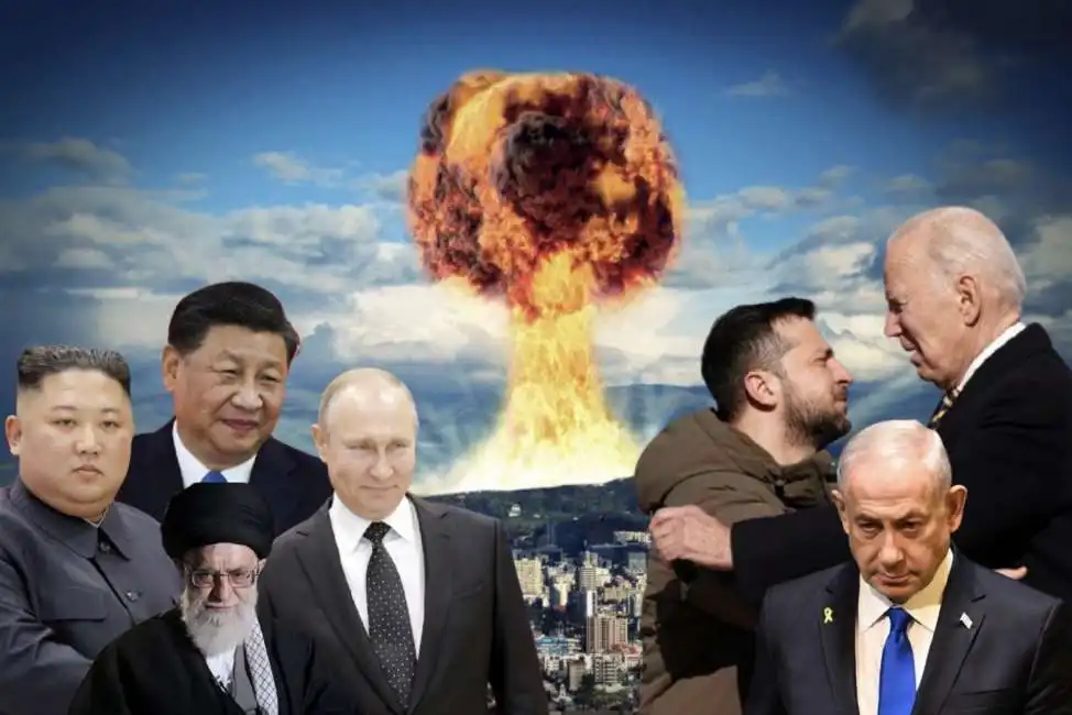 xi jinping vladimir putin kim jong un ali khamenei joe biden volodymyr zelensky benjamin netanyahu 