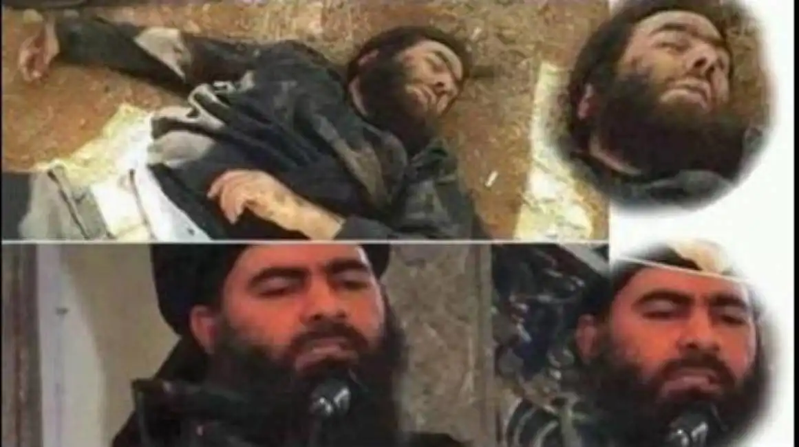 la foto del presunto cadavere del califfo al baghdadi 