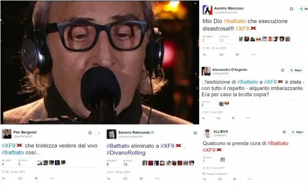 battiato xfactor