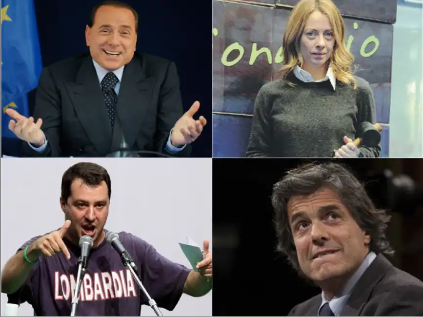 berlusconi meloni marchini