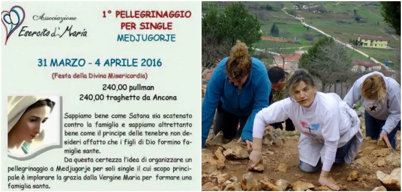 medjugorje pellegrinaggio per single