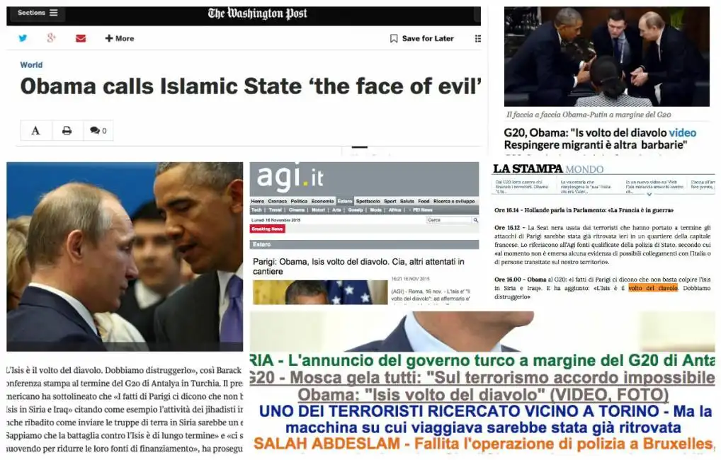 obama isis volto diavolo male