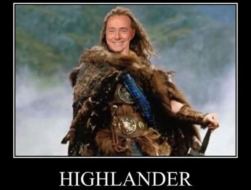 berlusconi highlander