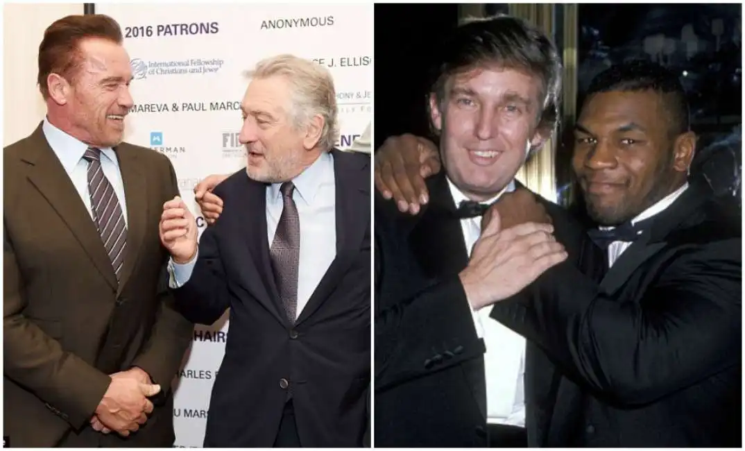 donald trump de niro schwarzenegger