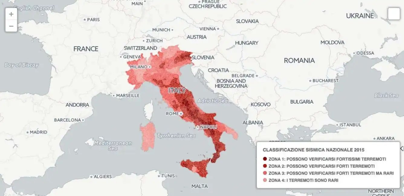 italia sisma terremoti