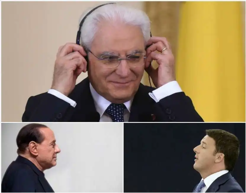 mattarella renzi berlusconi