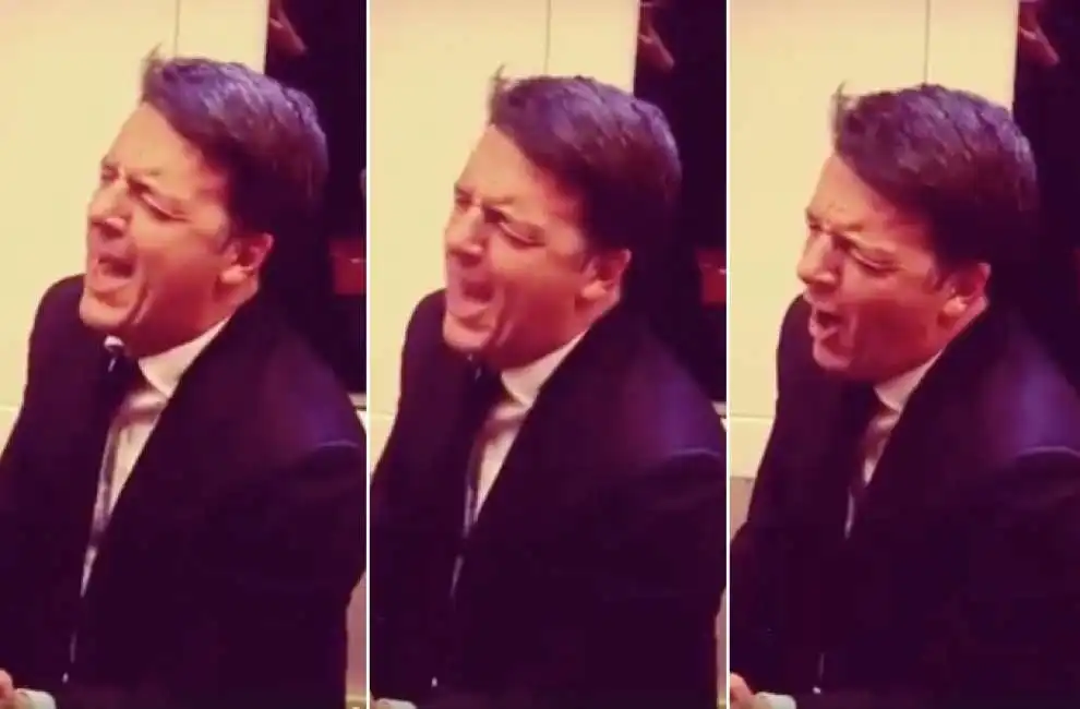 matteo renzi canta