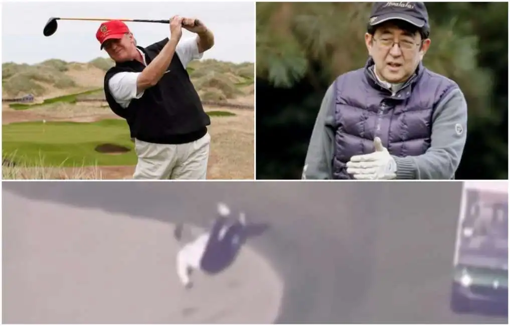 shinzo abe trump golf