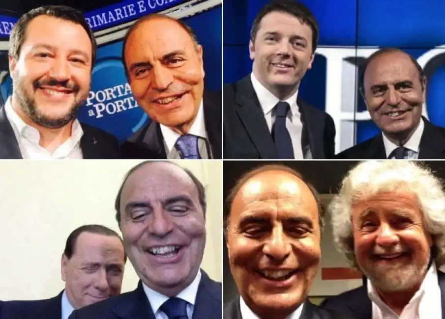 bruno vespa renzi grillo berlusconi salvini