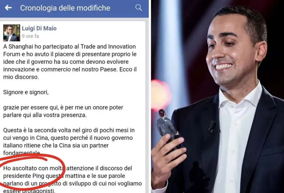 di maio ping xi jinping