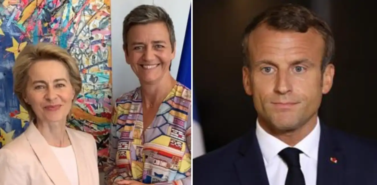 macron von der leyen vestager