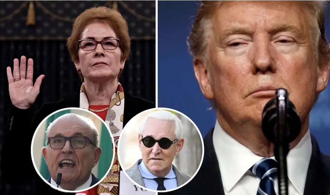 marie yovanovitch donald trump roger stone rudy giuliani