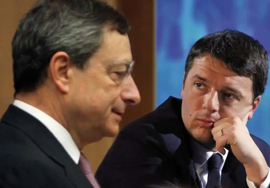 mario draghi matteo renzi