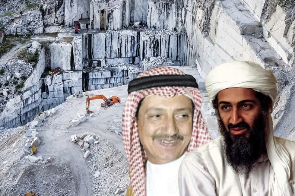 osama bakr bin laden marmi marmo carrara