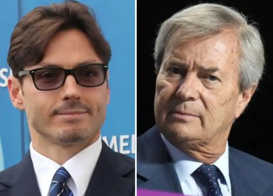 pier silvio berlusconi vincent bollore' mediaset vivendi