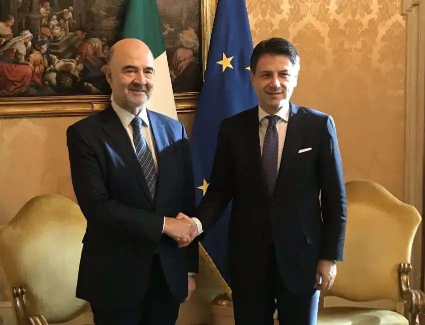 pierre moscovici giuseppe conte