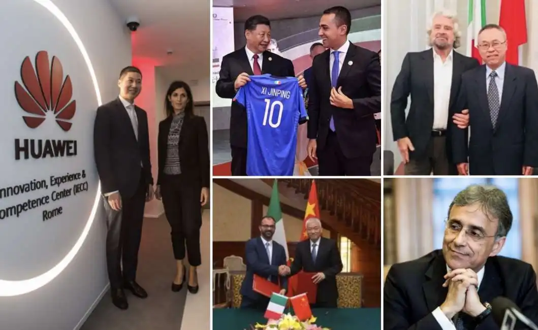 raggi grillo di maio sequi huawei xi jinping cina