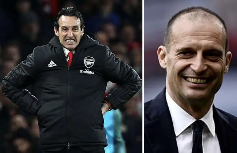 unai emery massimiliano allegri