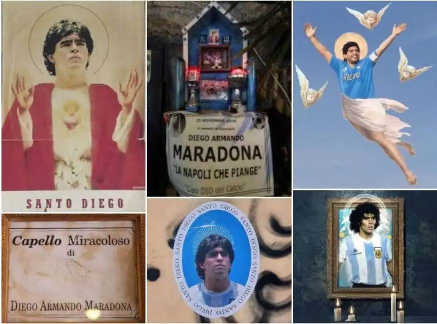 diego armando maradona santo