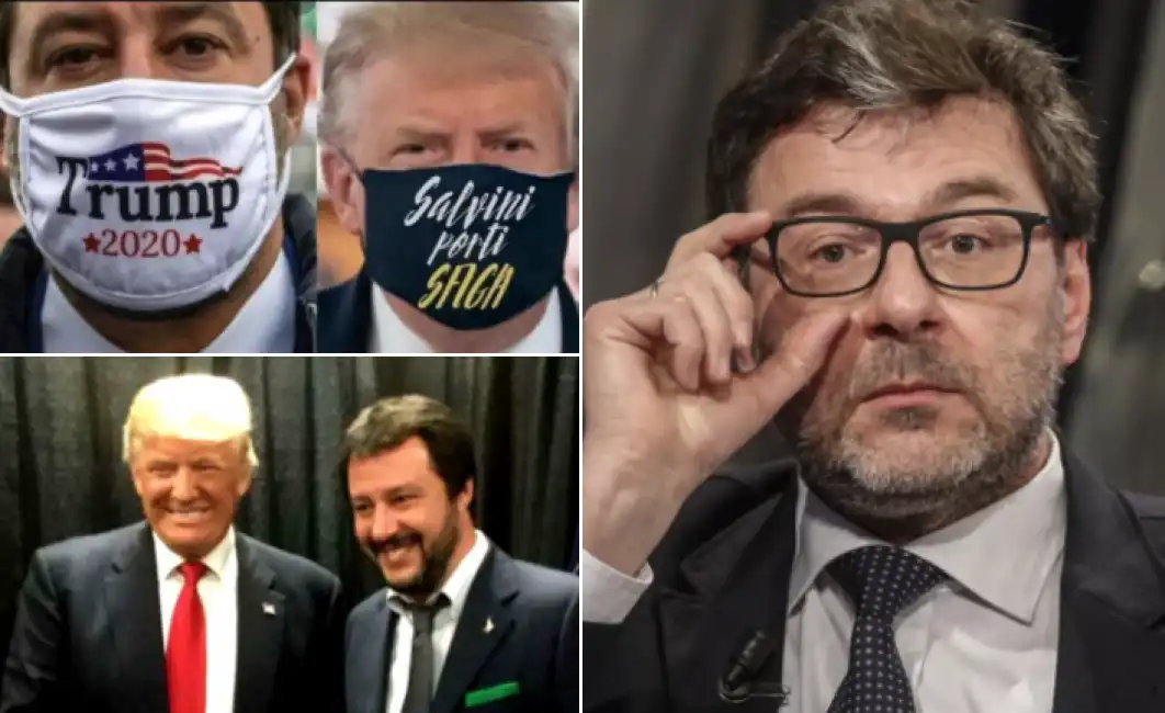 giorgetti salvini trump