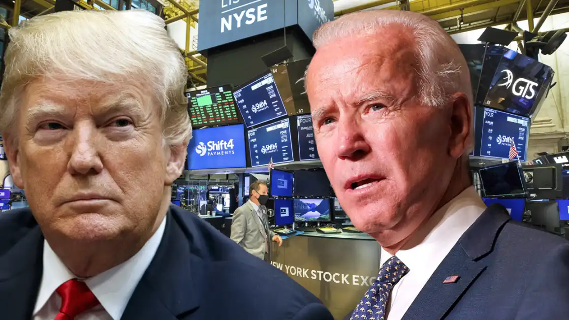 joe biden donald trump wall street borsa new york