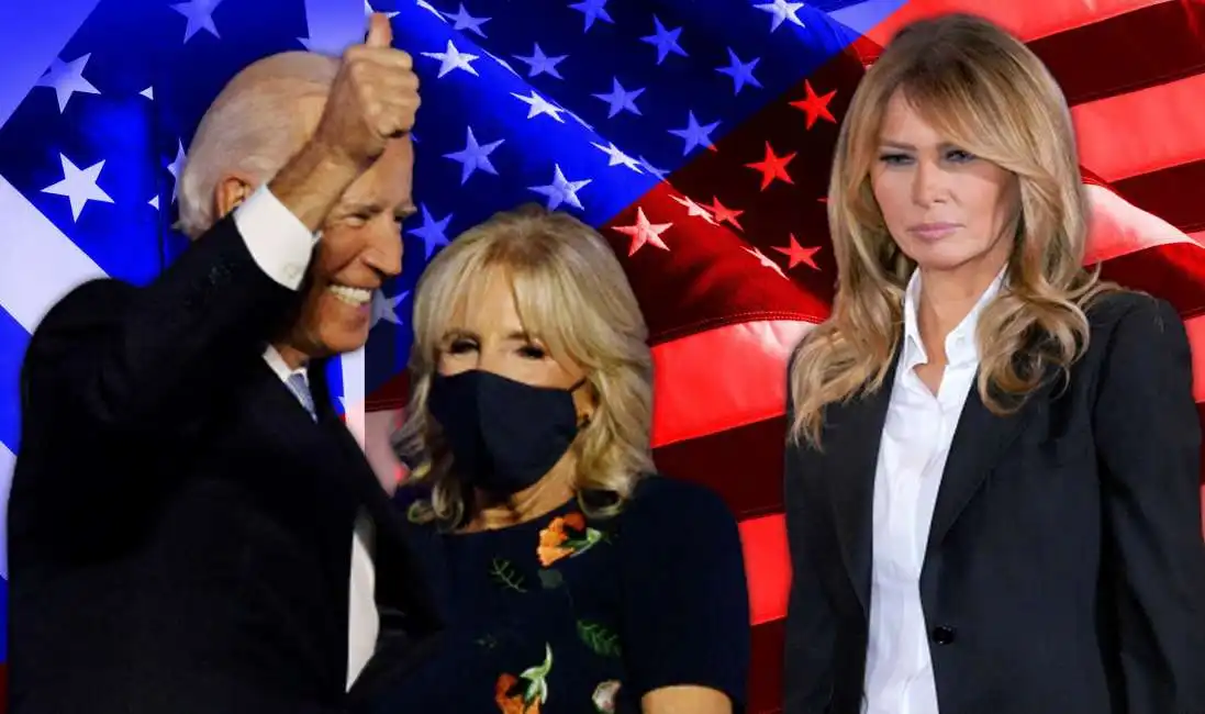 joe jill biden melania trump