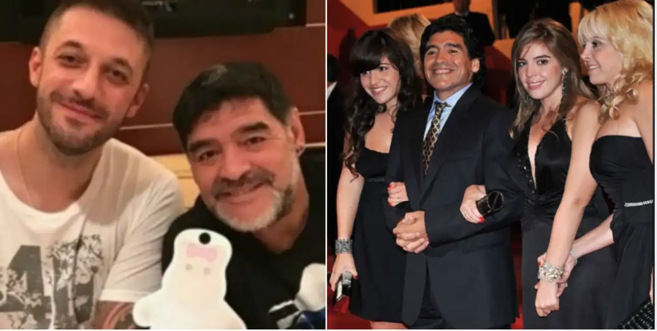 maradona morla villafane e le figlie