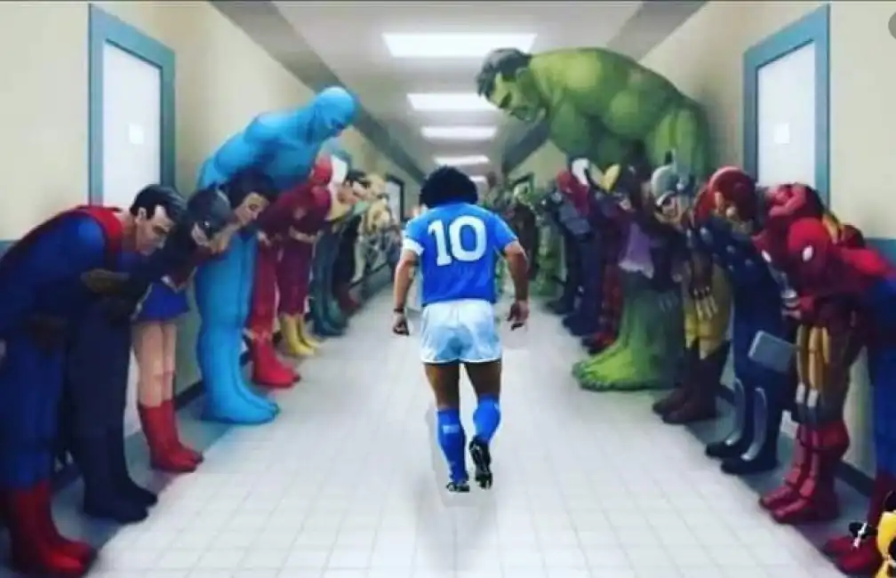 maradona supereroi