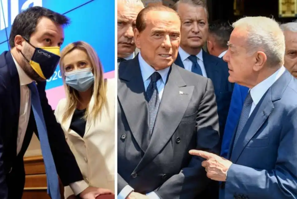 matteo salvini giorgia meloni gianni letta silvio berlusconi