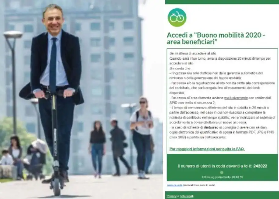 sergio costa bonus bici monopattino mobilita