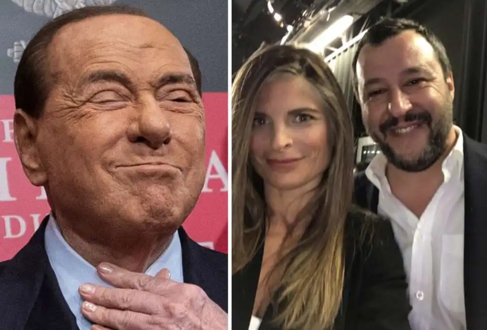 silvio berlusconi laura ravetto matteo salvini