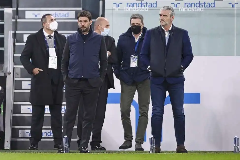 andrea agnelli e maurizio arrivabene della juventus