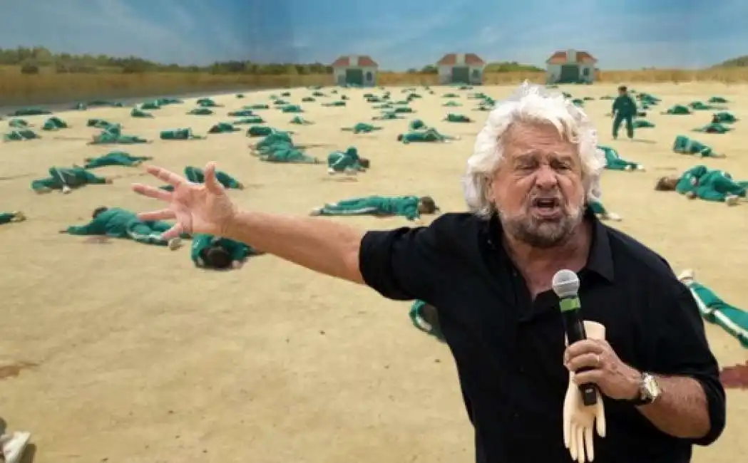 beppe grillo squid game