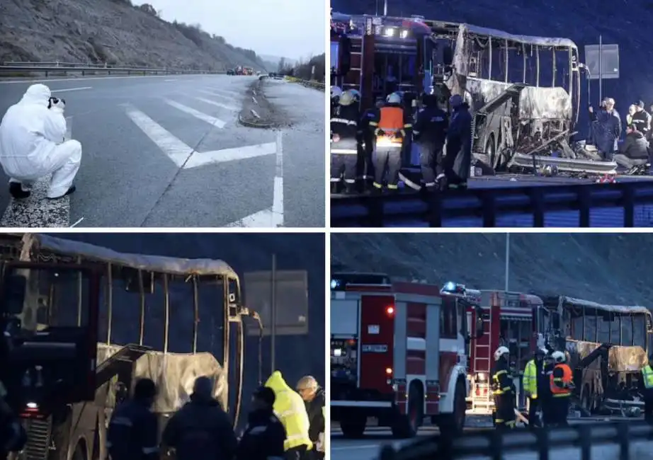 bus autobus macedonia del nord bulgaria incidente