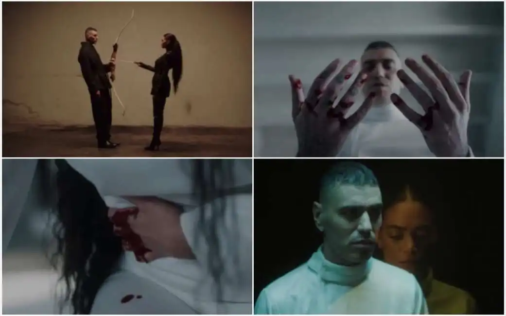 elodie e marracash si uccidono nel video di crazy love