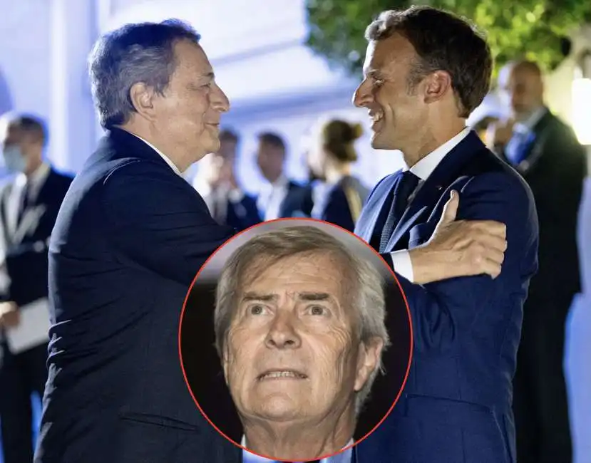 emmanuel macron mario draghi vincent bollore 