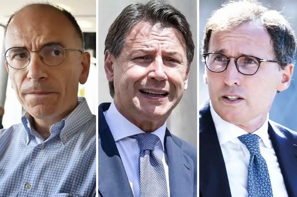 enrico letta giuseppe conte francesco boccia