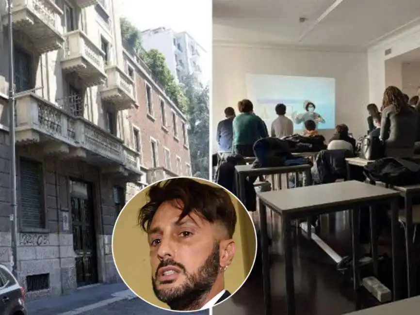 fabrizio corona casa confinata milano 