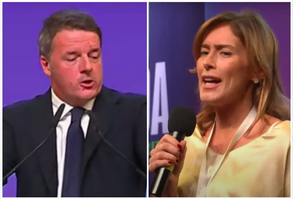 matteo renzi e maria elena boschi alla leopolda