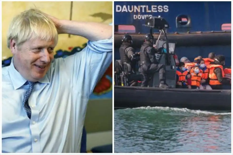 migranti regno unito boris johnson