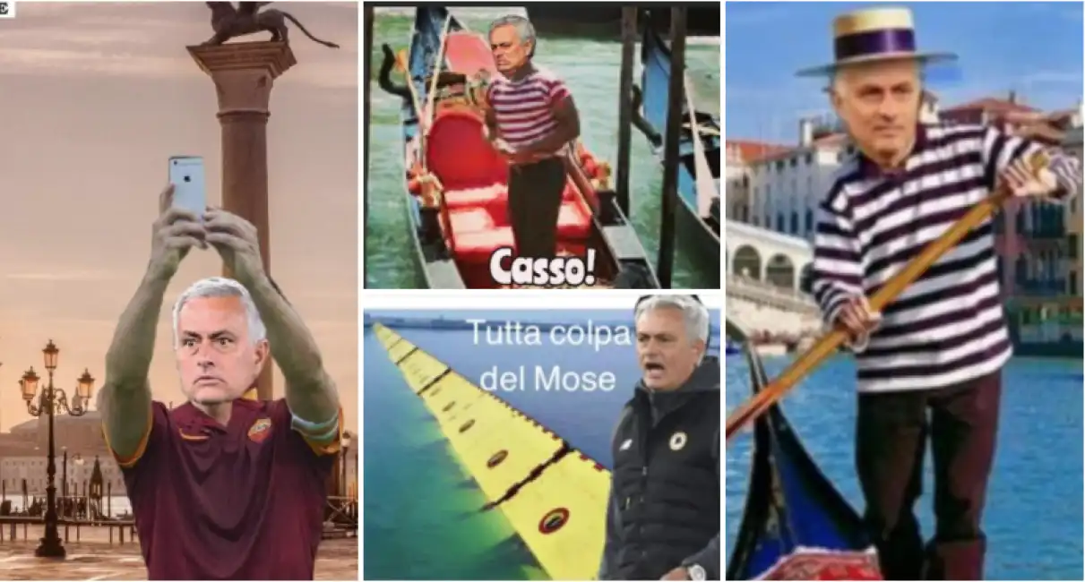 mourinho meme venezia