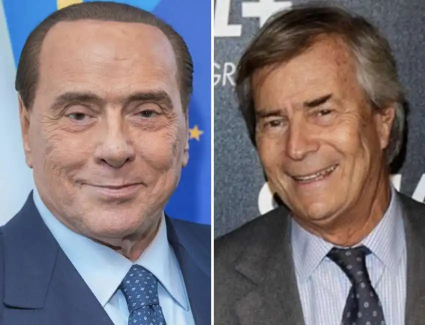 silvio berlusconi vincent bollore bollorÉ bollore'