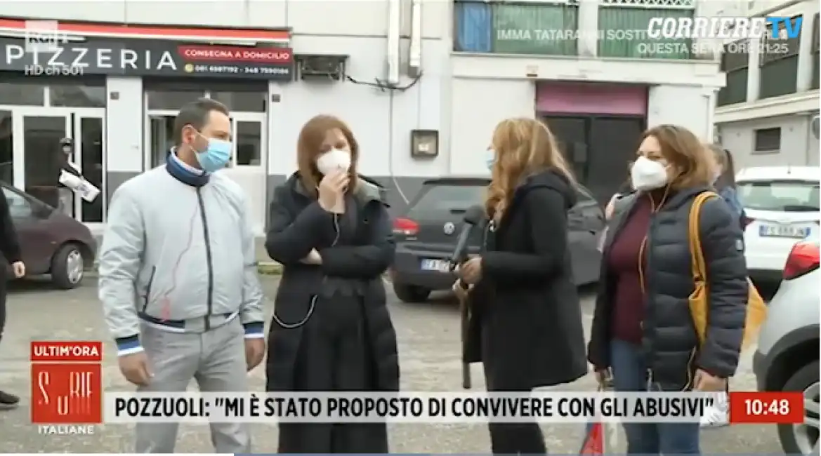 troupe rai aggredita a pozzuoli