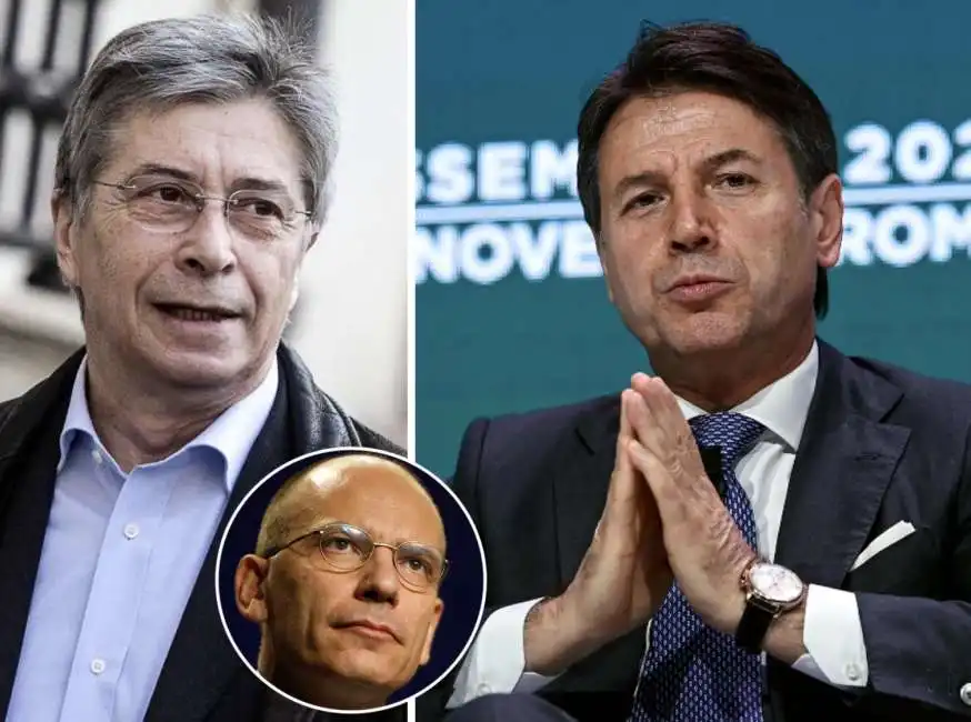 vasco errani giuseppe conte enrico letta 