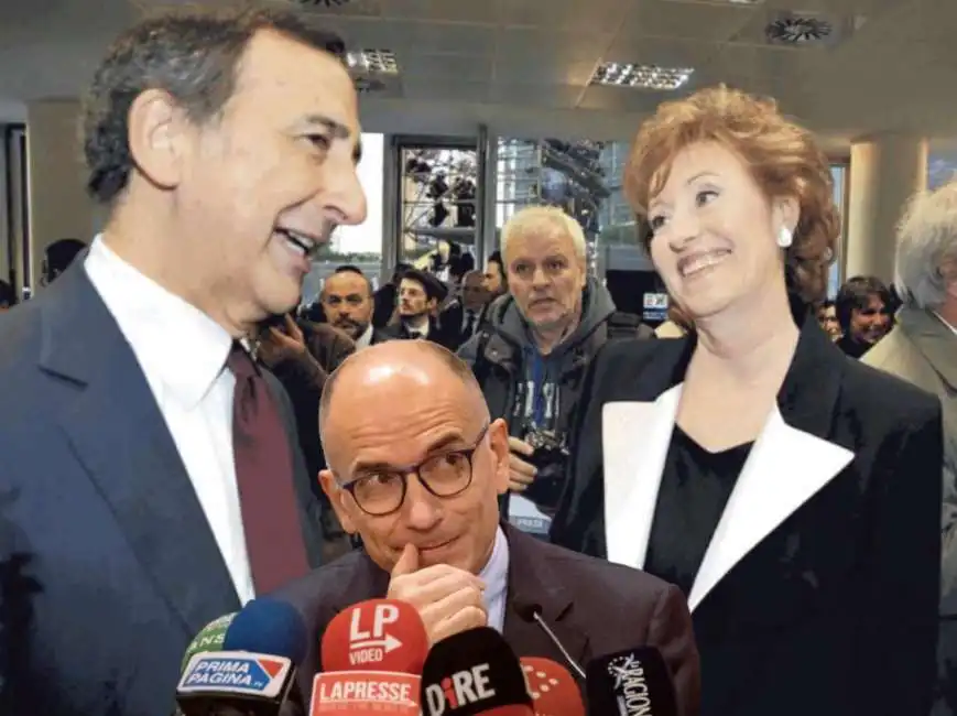 beppe sala letizia moratti enrico letta