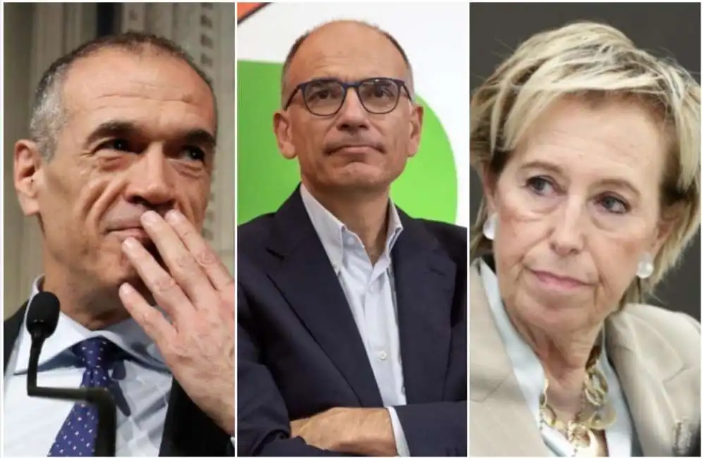 carlo cottarelli enrico letta letizia moratti