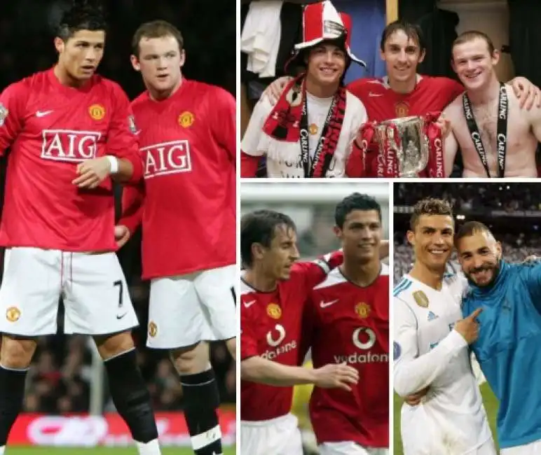 cristiano ronaldo cr7 gary neville rooney benzema