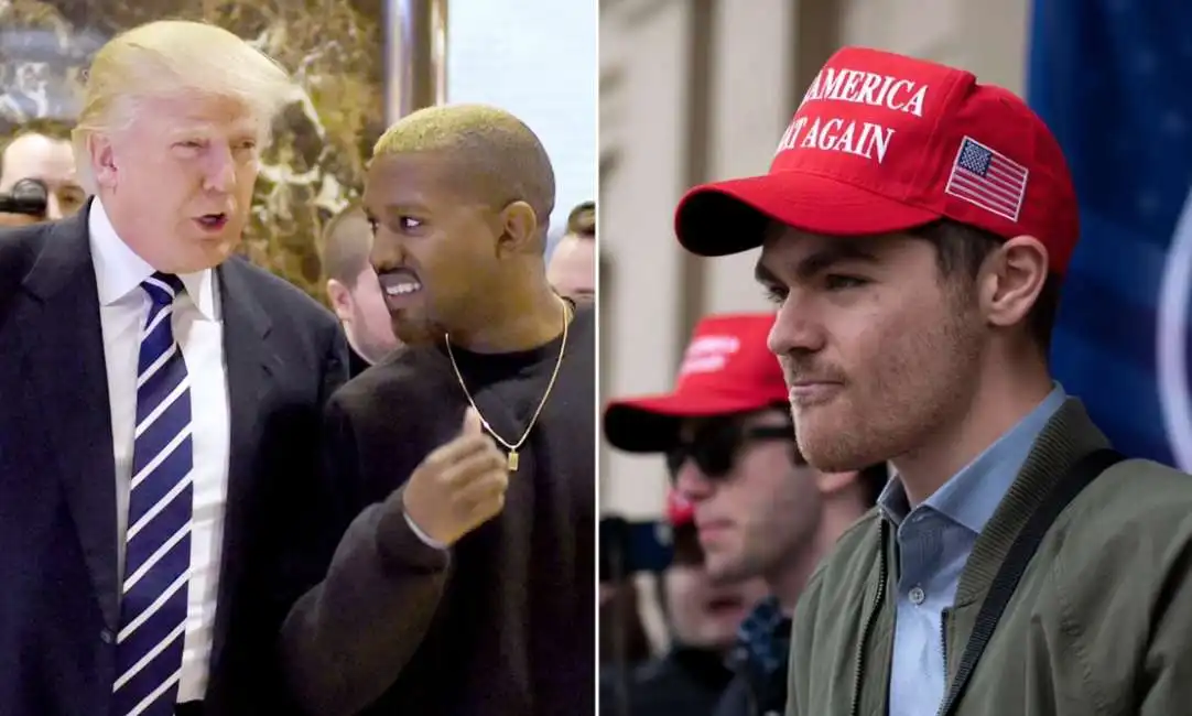 donald trump kanye west nick fuentes