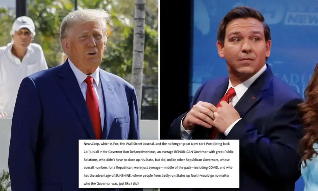 donald trump ron desantis 