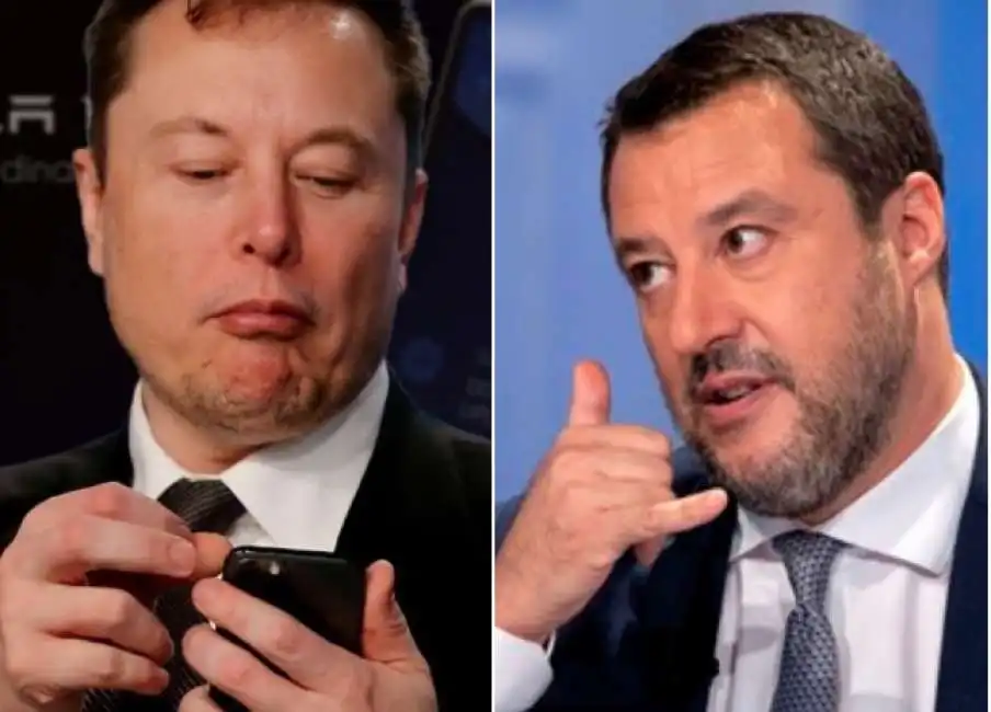 elon musk matteo salvini